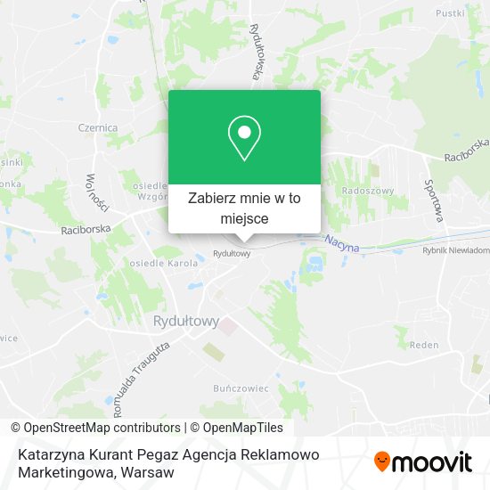 Mapa Katarzyna Kurant Pegaz Agencja Reklamowo Marketingowa