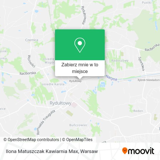 Mapa Ilona Matuszczak Kawiarnia Max