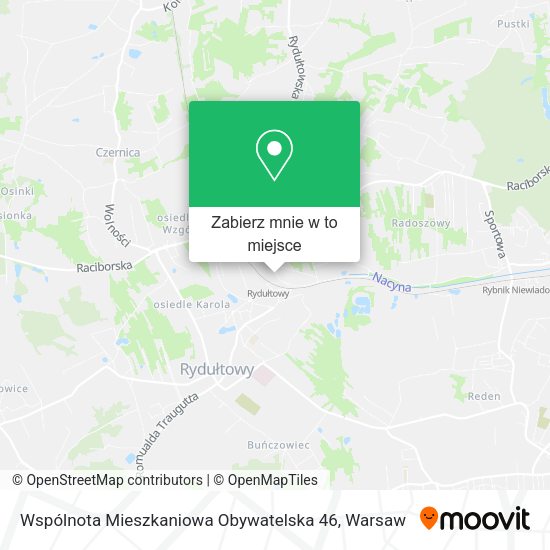 Mapa Wspólnota Mieszkaniowa Obywatelska 46