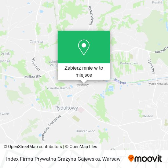 Mapa Index Firma Prywatna Grażyna Gajewska