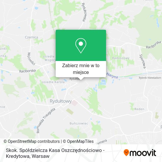 Mapa Skok. Spółdzielcza Kasa Oszczędnościowo - Kredytowa