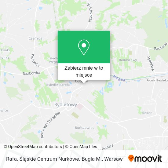 Mapa Rafa. Śląskie Centrum Nurkowe. Bugla M.