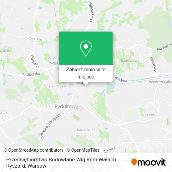 Mapa Przedsiębiorstwo Budowlane Wig Rem Wałach Ryszard