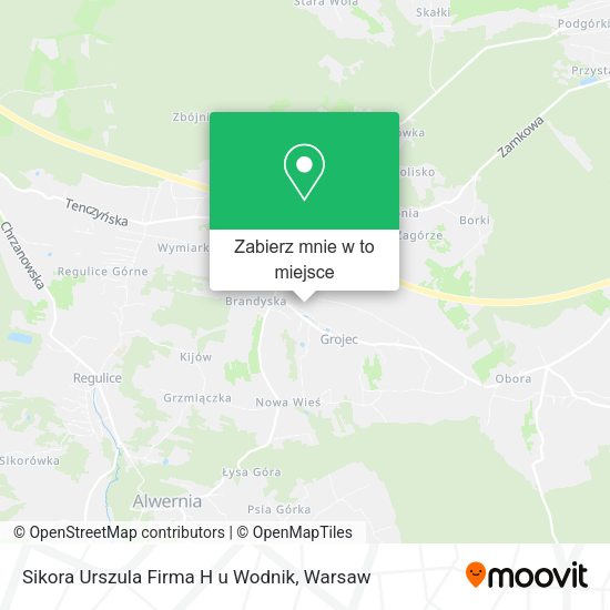 Mapa Sikora Urszula Firma H u Wodnik