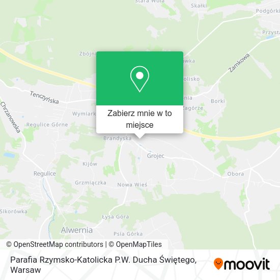 Mapa Parafia Rzymsko-Katolicka P.W. Ducha Świętego