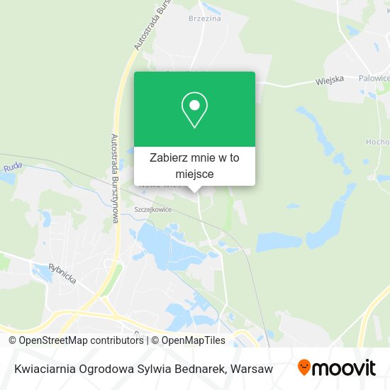 Mapa Kwiaciarnia Ogrodowa Sylwia Bednarek