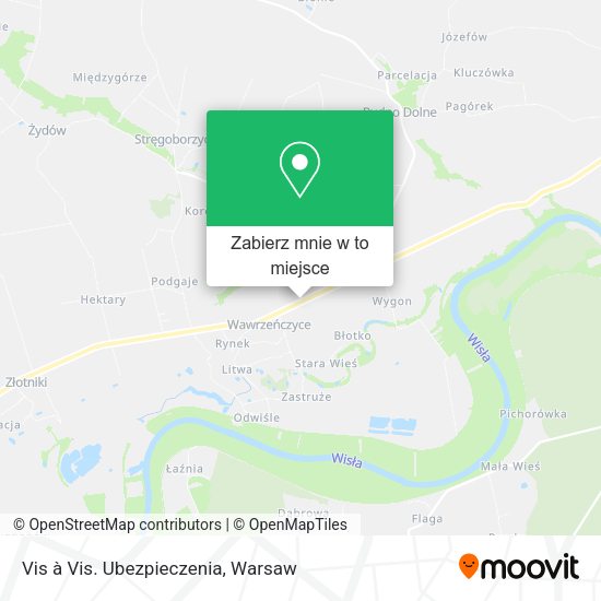 Mapa Vis à Vis. Ubezpieczenia