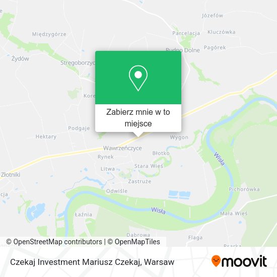 Mapa Czekaj Investment Mariusz Czekaj