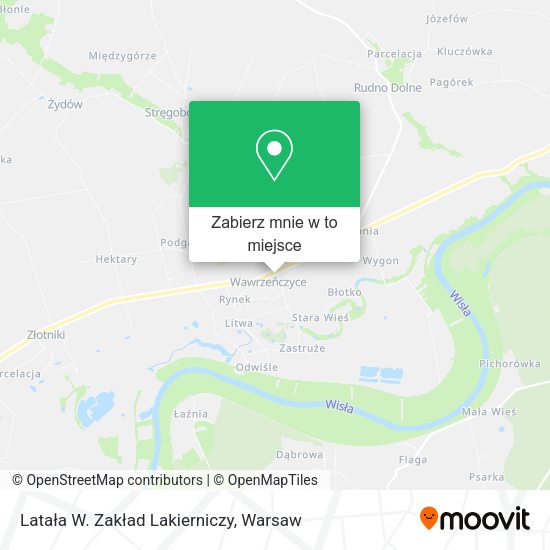 Mapa Latała W. Zakład Lakierniczy