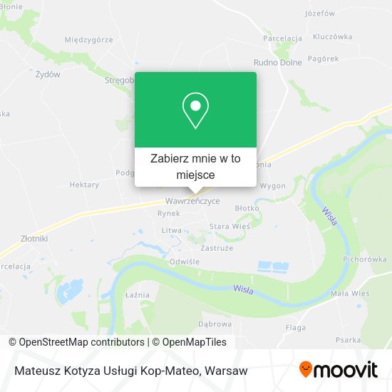 Mapa Mateusz Kotyza Usługi Kop-Mateo