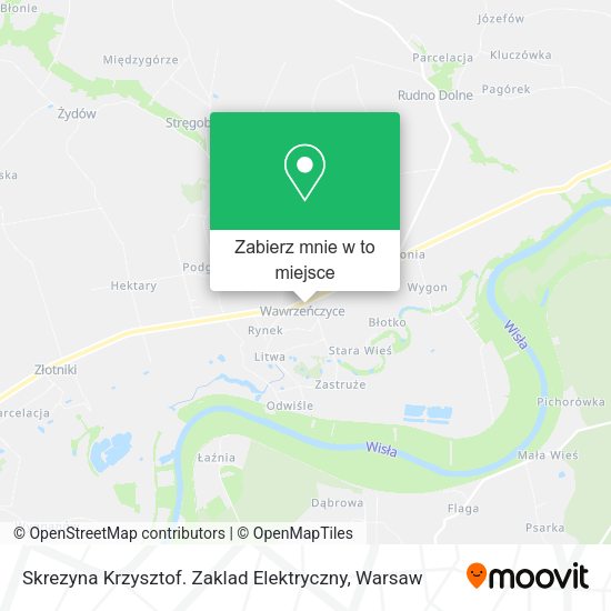 Mapa Skrezyna Krzysztof. Zaklad Elektryczny