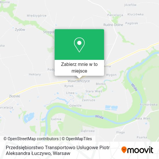 Mapa Przedsiębiorstwo Transportowo Usługowe Piotr Aleksandra Łuczywo