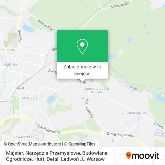 Mapa Majster. Narzędzia Przemysłowe, Budowlane, Ogrodnicze. Hurt, Detal. Ledwoń J.