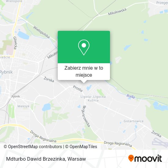 Mapa Mdturbo Dawid Brzezinka