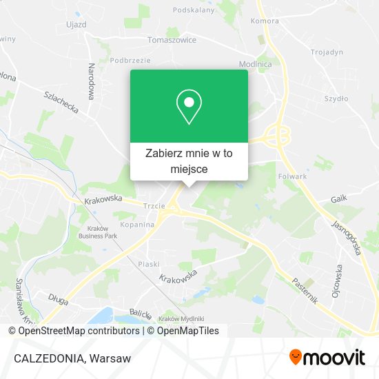 Mapa CALZEDONIA