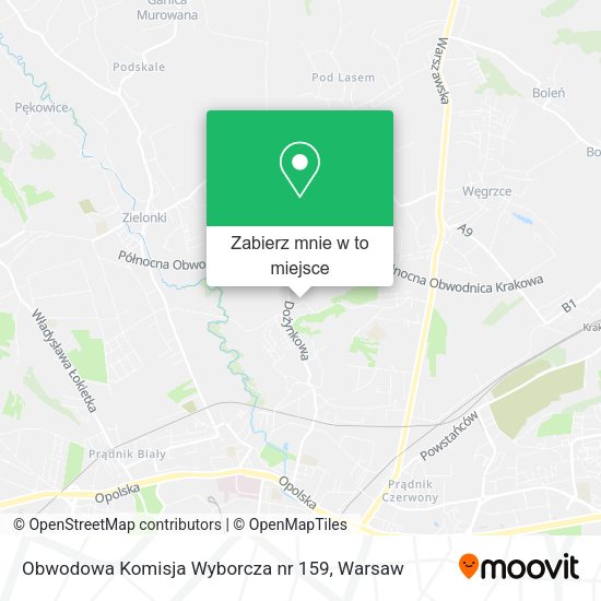 Mapa Obwodowa Komisja Wyborcza nr 159