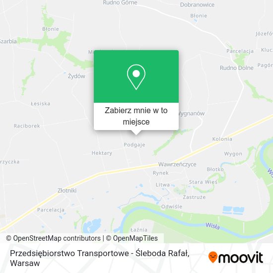 Mapa Przedsiębiorstwo Transportowe - Śleboda Rafał