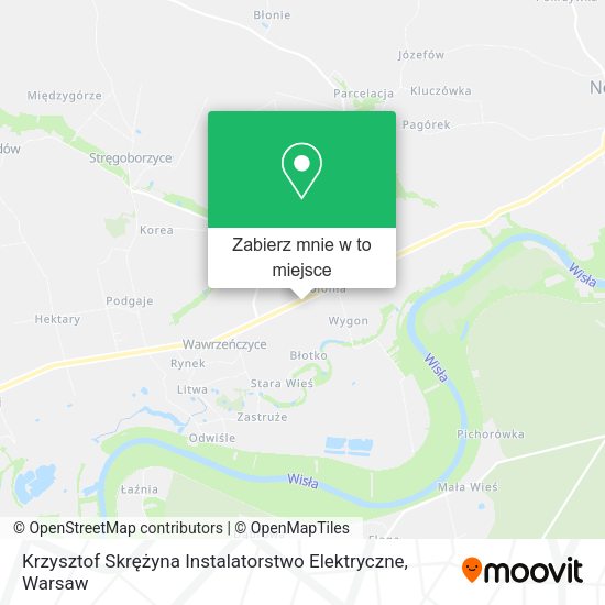 Mapa Krzysztof Skrężyna Instalatorstwo Elektryczne