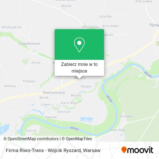 Mapa Firma Riwo-Trans - Wójcik Ryszard