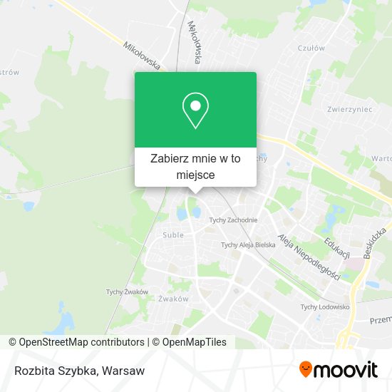 Mapa Rozbita Szybka