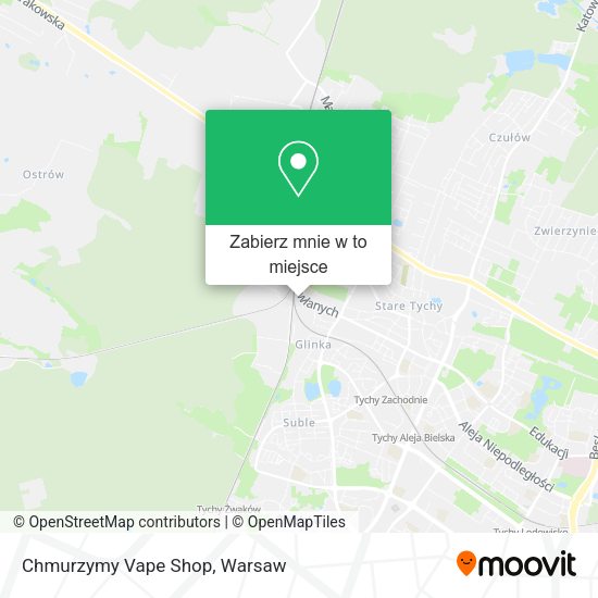 Mapa Chmurzymy Vape Shop