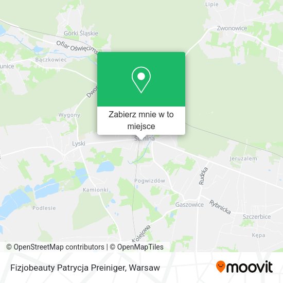 Mapa Fizjobeauty Patrycja Preiniger