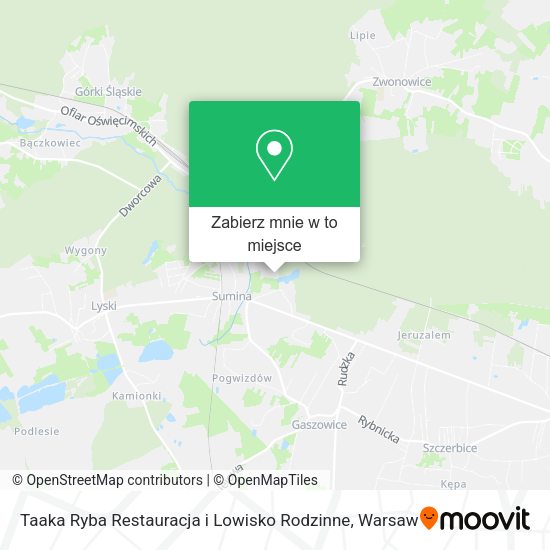 Mapa Taaka Ryba Restauracja i Lowisko Rodzinne