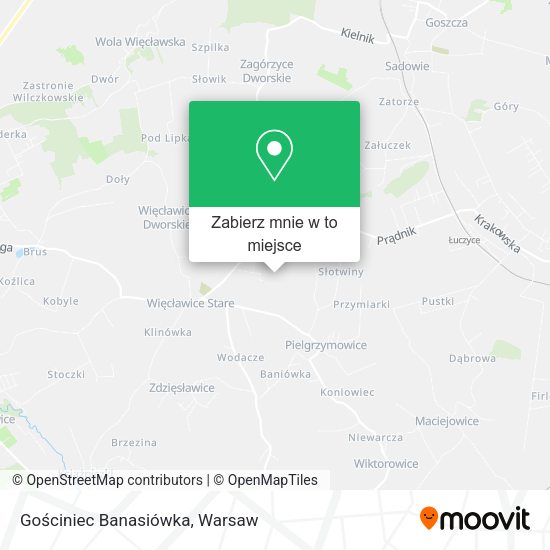 Mapa Gościniec Banasiówka