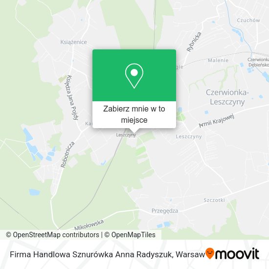 Mapa Firma Handlowa Sznurówka Anna Radyszuk