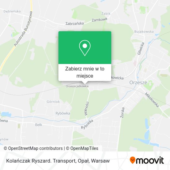 Mapa Kolańczak Ryszard. Transport, Opał