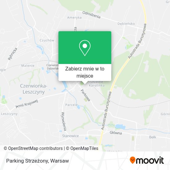 Mapa Parking Strzeżony