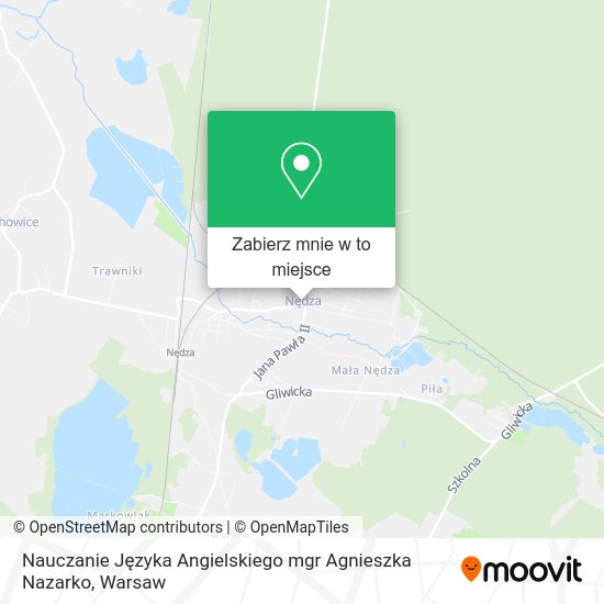 Mapa Nauczanie Języka Angielskiego mgr Agnieszka Nazarko