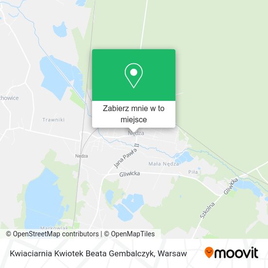 Mapa Kwiaciarnia Kwiotek Beata Gembalczyk