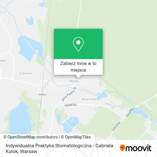 Mapa Indywidualna Praktyka Stomatologiczna - Gabriela Kulok