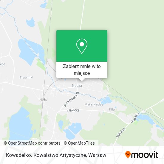 Mapa Kowadełko. Kowalstwo Artystyczne