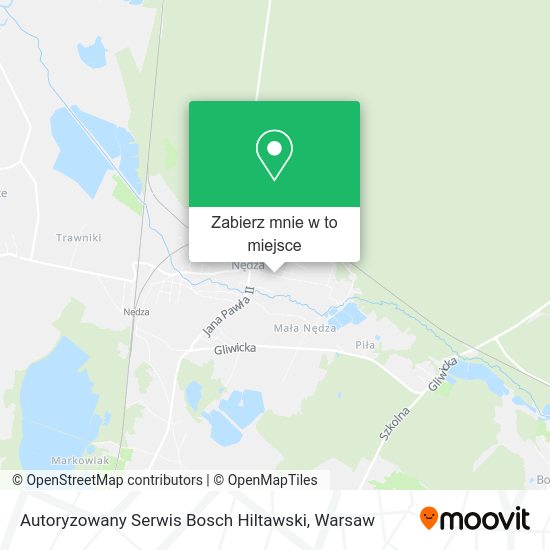 Mapa Autoryzowany Serwis Bosch Hiltawski