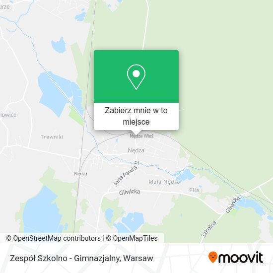 Mapa Zespół Szkolno - Gimnazjalny