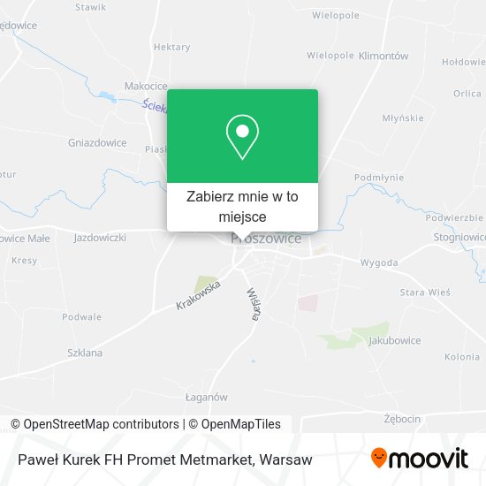 Mapa Paweł Kurek FH Promet Metmarket