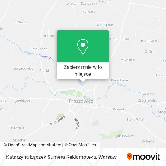 Mapa Katarzyna Łączek Sumera Reklamoteka