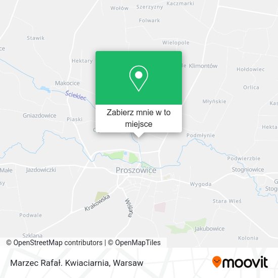 Mapa Marzec Rafał. Kwiaciarnia