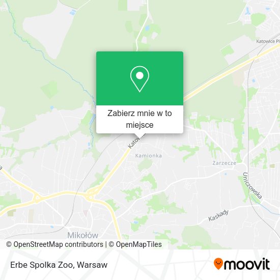 Mapa Erbe Spolka Zoo