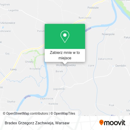 Mapa Bradex Grzegorz Zachwieja