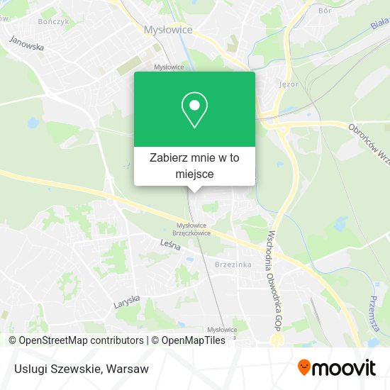 Mapa Uslugi Szewskie