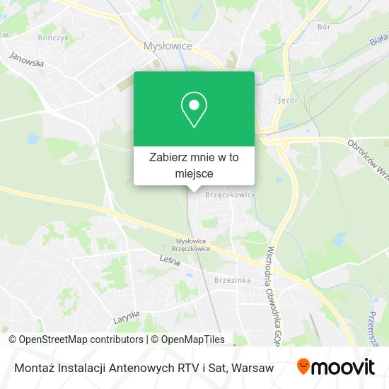 Mapa Montaż Instalacji Antenowych RTV i Sat