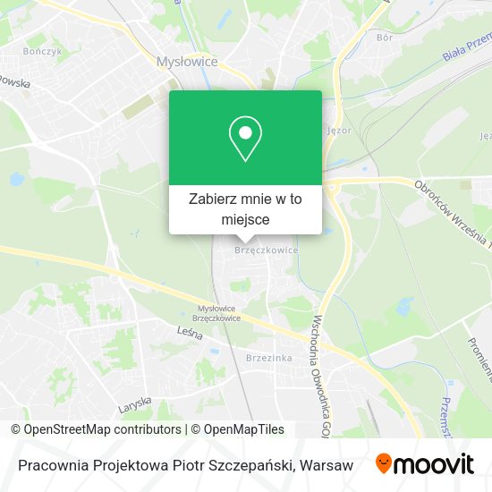 Mapa Pracownia Projektowa Piotr Szczepański