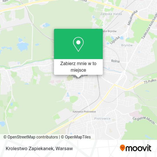 Mapa Krolestwo Zapiekanek