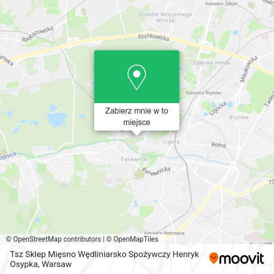 Mapa Tsz Sklep Mięsno Wędliniarsko Spożywczy Henryk Osypka