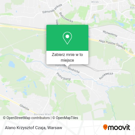 Mapa Alano Krzysztof Czaja