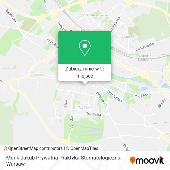 Mapa Munk Jakub Prywatna Praktyka Stomatologiczna