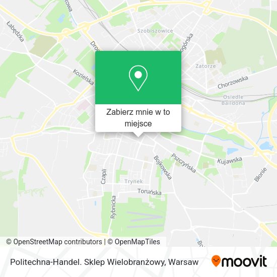 Mapa Politechna-Handel. Sklep Wielobranżowy